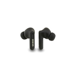 Guess Auriculares TWS Inalámbricos de Polipiel con Cancelación de Ruido ENC y Estuche de Carga, Azul