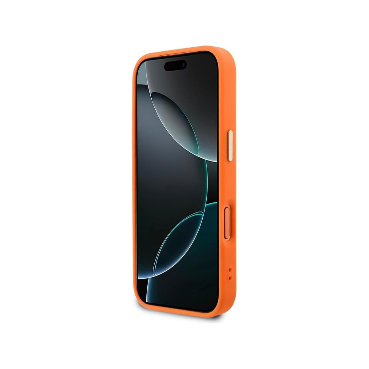 Guess iPhone 17 Pro Case – Perforated 4G Case with MagSafe Orange, Drop Protection and Precise Fit