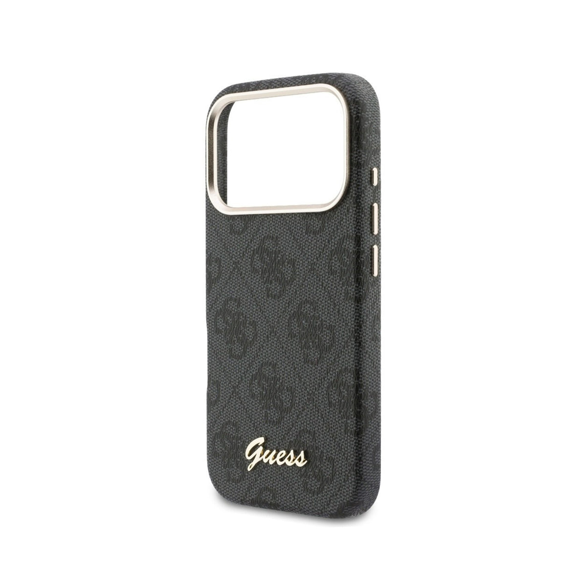 GUESS Funda Logo Script para iPhone 17 Pro Max/18 Pro Max Compatible con MagSafe y Protección Anticaídas, Negra