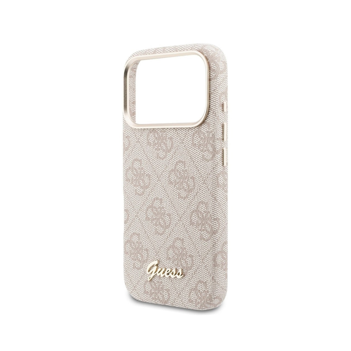 GUESS Funda Logo Script para iPhone 17 Pro Max/18 Pro Max Compatible con MagSafe y Protección Anticaídas, Rosa
