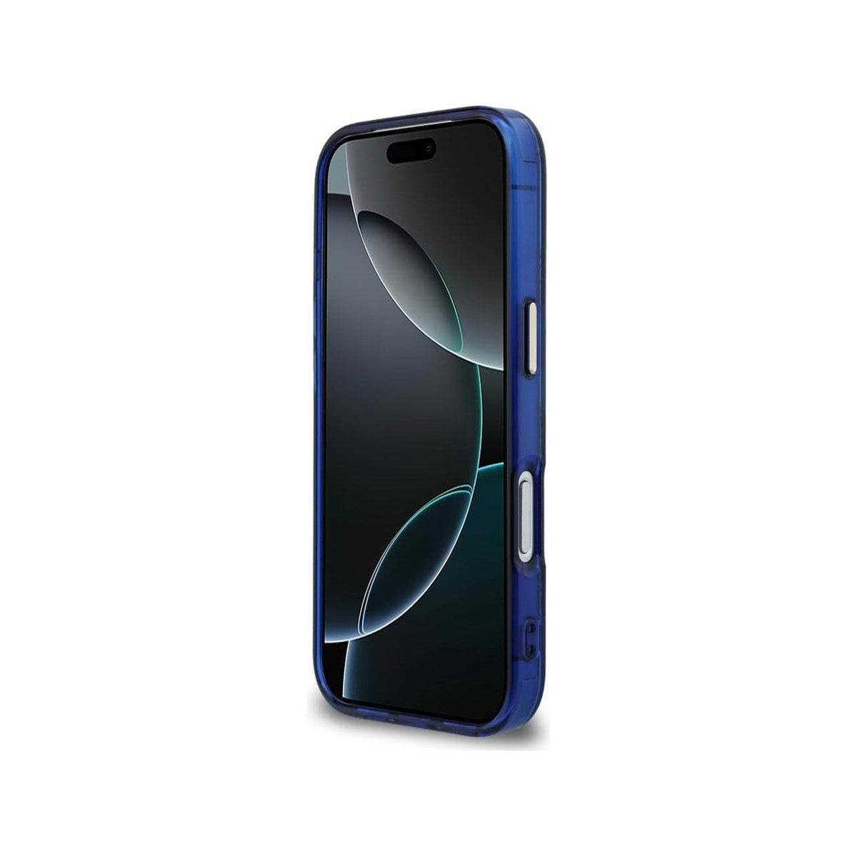 Guess Case for iPhone 17 Pro - Rigid Blue Case with Guess Multilogo, Drop Protection and Precise Fit
