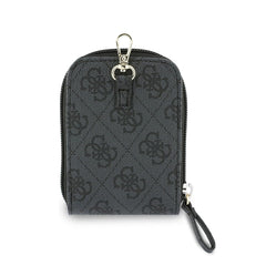 GUESS Correa Universal de PU con Cartera y Estampado 4G, Negro