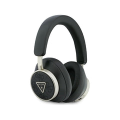 Guess Auriculares Bluetooth de Diadema – Cascos Negros con Cancelación de Ruido ENC y Logo Guess, Conexión Inalámbrica Estable y Diseño Elegante
