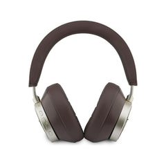 Guess Auriculares Bluetooth de Diadema – Cascos Marrón con Cancelación de Ruido ENC y Logo Guess, Conexión Inalámbrica Estable y Diseño Elegante