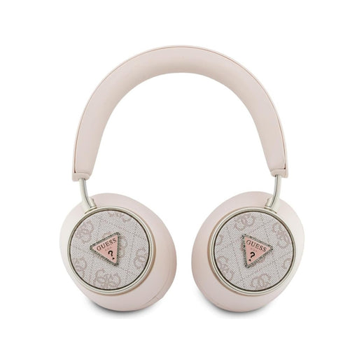 Guess Auriculares Bluetooth de Diadema con Cancelación de Ruido ENC, Rosa