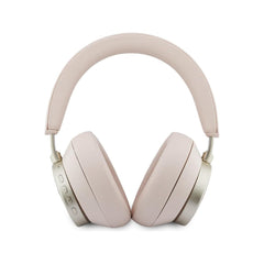 Guess Auriculares Bluetooth de Diadema – Cascos Rosa con Cancelación de Ruido ENC y Logo Guess, Conexión Inalámbrica Estable y Diseño Elegante