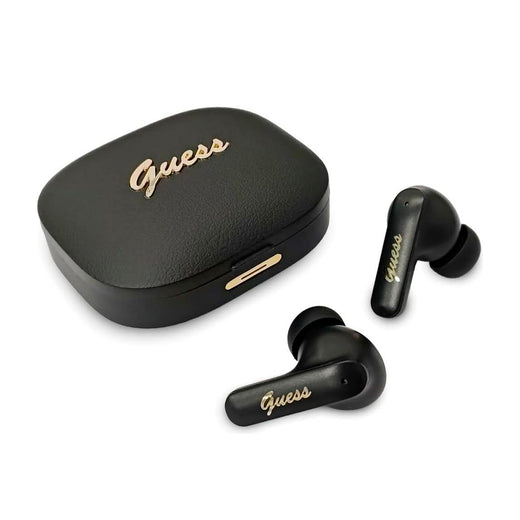 GUESS Auriculares TWS con Traducción por IA y Estuche de Carga, Negro