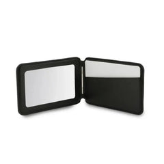 GUESS Tarjetero 4G con Espejo Compatible con MagSafe, Negro