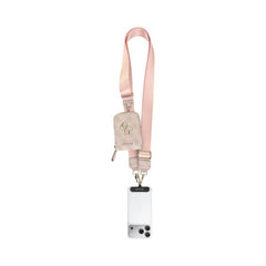 GUESS Correa Universal de PU con Cartera y Estampado 4G, Rosa