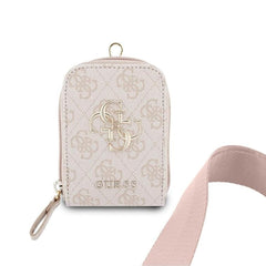 GUESS Correa Universal de PU con Cartera y Estampado 4G, Rosa