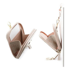 GUESS Correa Universal de PU con Cartera y Estampado 4G, Rosa