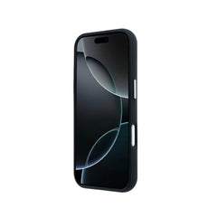 Mercedes-Benz Funda de Cuero para iPhone 17 Pro Max Compatible con MagSafe, Negro