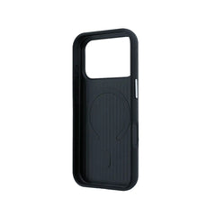 Mercedes-Benz Funda de Cuero para iPhone 17 Pro Max Compatible con MagSafe, Negro
