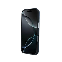 Mercedes-Benz Funda de Cuero para iPhone 17 Pro Max Compatible con MagSafe, Azul