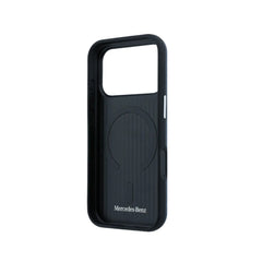 Mercedes-Benz Funda de Cuero para iPhone 17 Pro Max Compatible con MagSafe, Azul