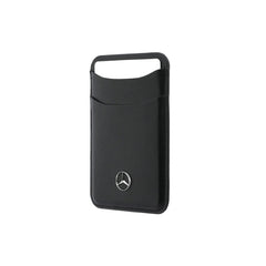 Mercedes-Benz Tarjetero Magnético de Cuero, Negro