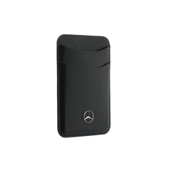 Mercedes-Benz Tarjetero Magnético de Cuero, Negro