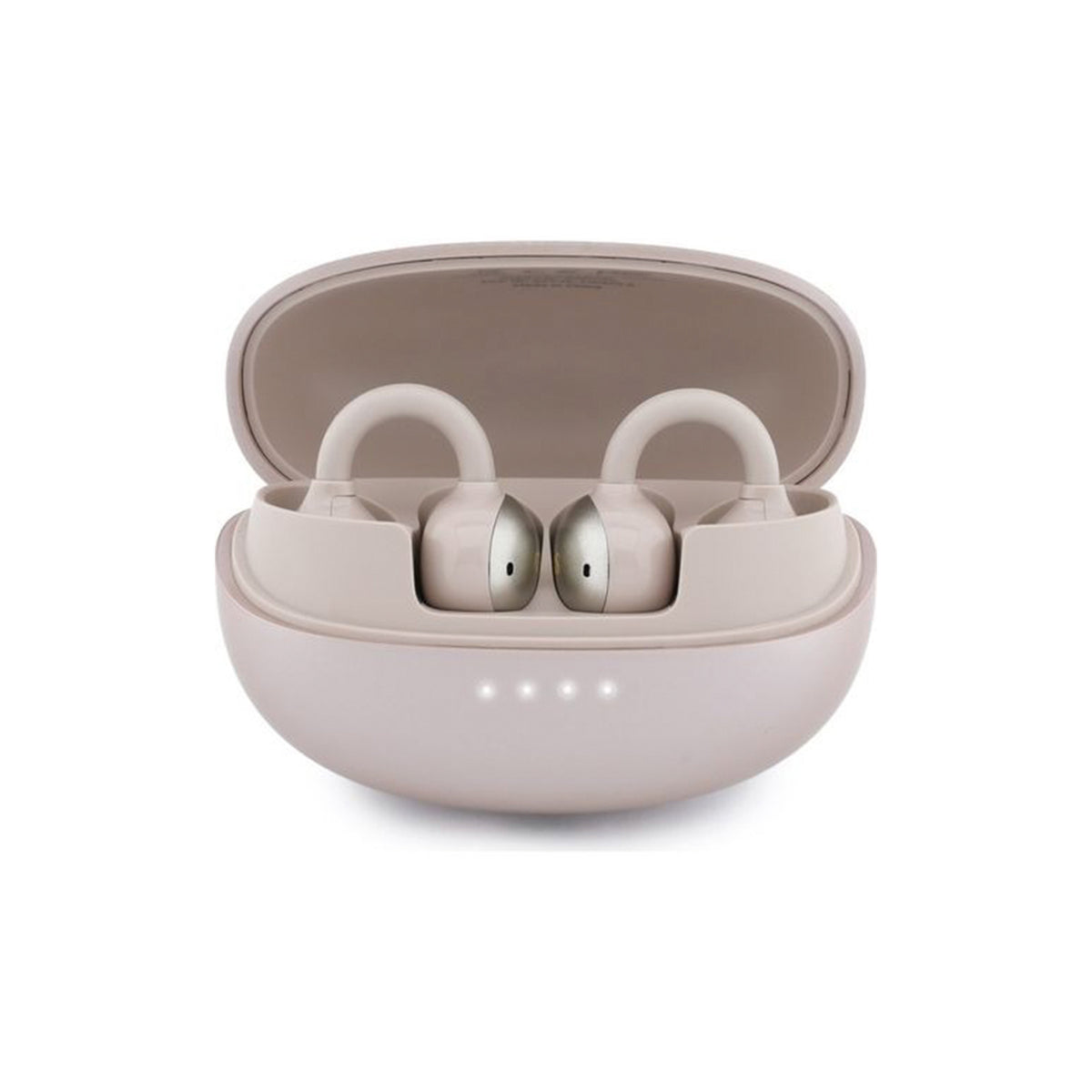 GUESS Auriculares OWS con Acabado Metálico y Logo Clásico, Rosa