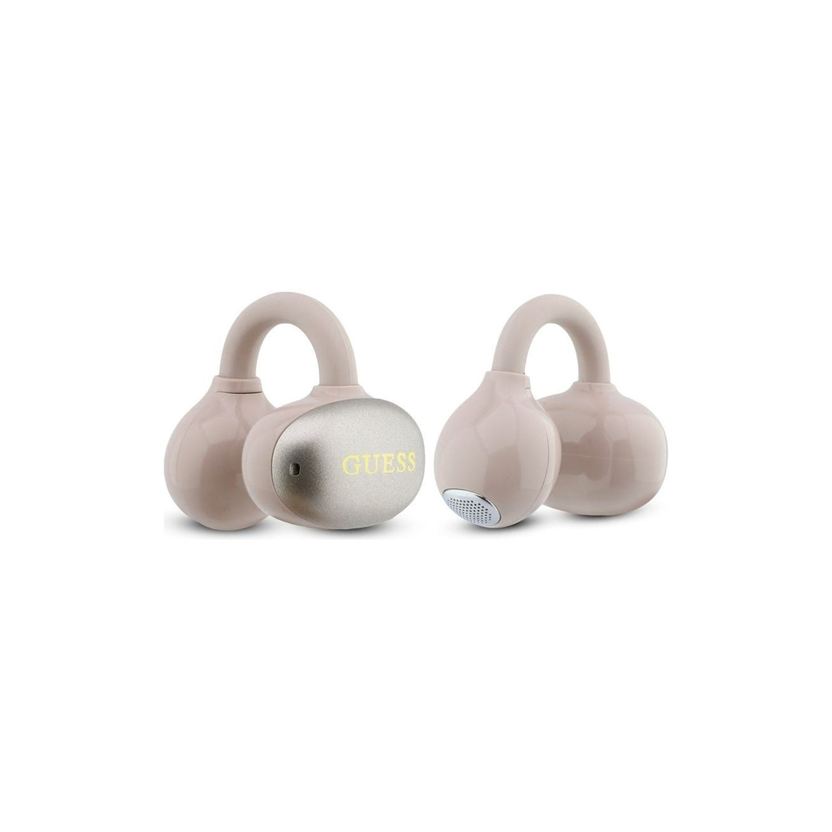 GUESS Auriculares OWS con Acabado Metálico y Logo Clásico, Rosa