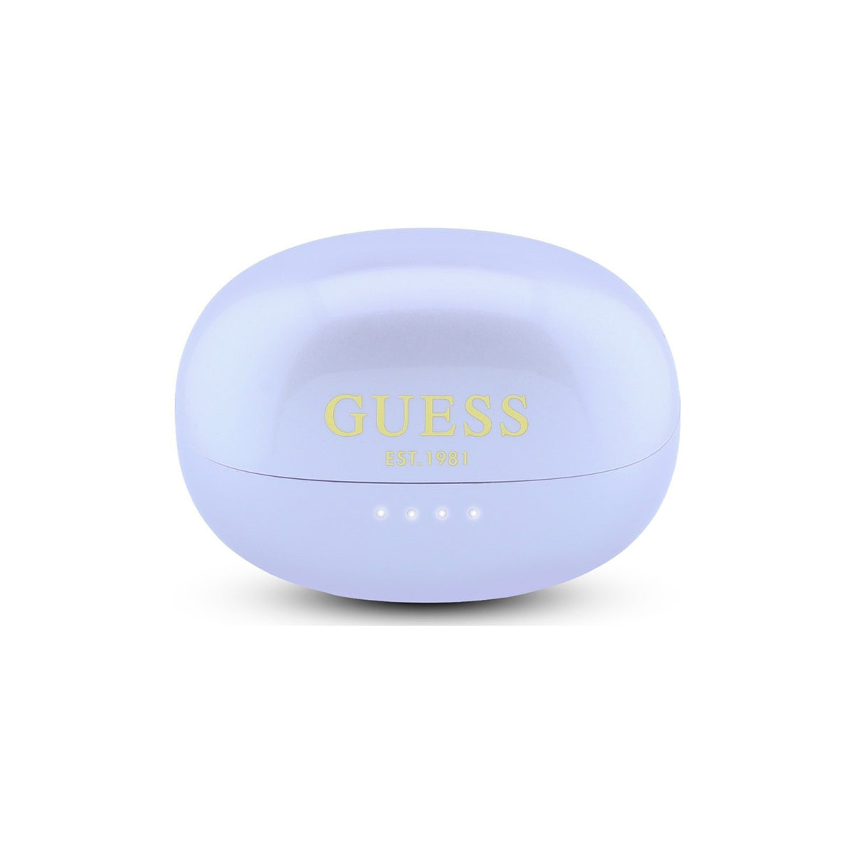 GUESS Auriculares OWS con Acabado Metálico y Logo Clásico, Morado