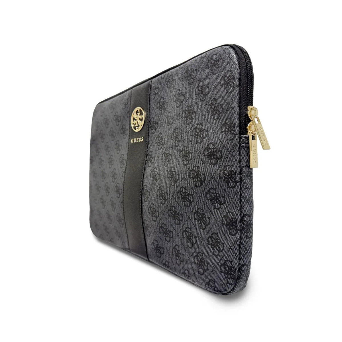 GUESS Funda para Portátil de 14" con Banda Central 4G, Negro