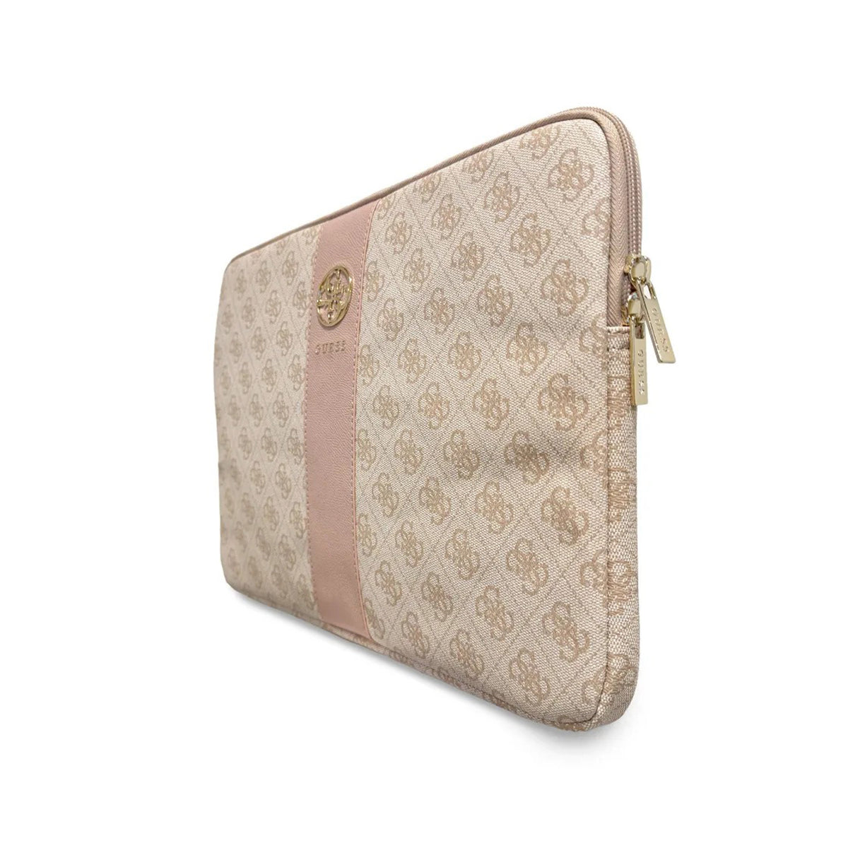 GUESS Funda para Portátil de 14" con Banda Central 4G, Rosa