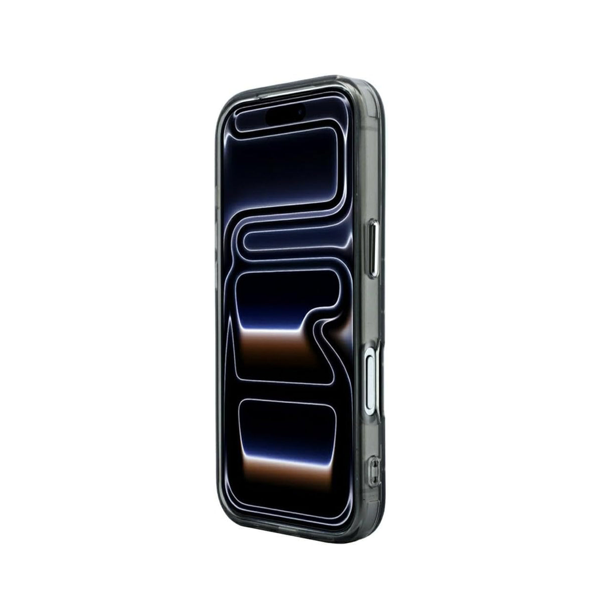 KARL LAGERFELD Funda Strass con Logo Metalizado para iPhone 18 Pro, Negra