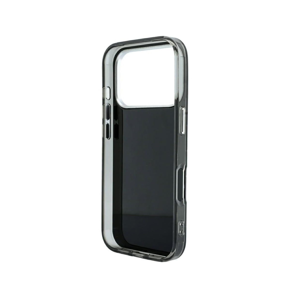 KARL LAGERFELD Funda Strass con Logo Metalizado para iPhone 18 Pro, Negra