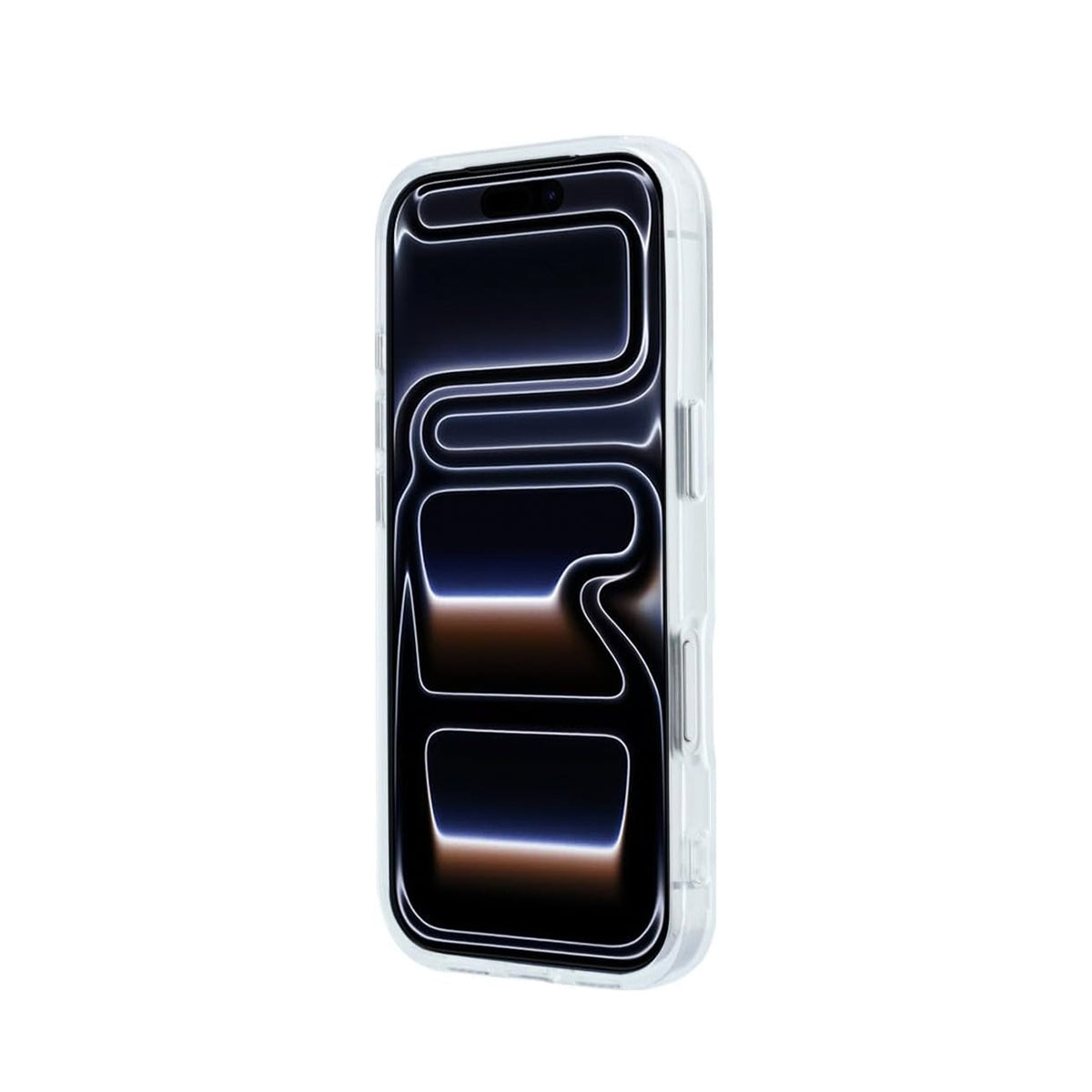 KARL LAGERFELD Funda Strass con Logo Metalizado para iPhone 18 Pro Max, Blanca