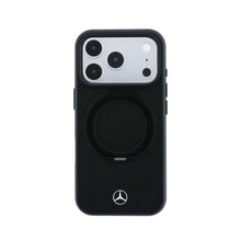 Mercedes-Benz Funda con Soporte para iPhone 17 Pro/18 Pro Compatible con MagSafe, Negro