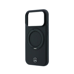 Mercedes-Benz Funda con Soporte para iPhone 17 Pro/18 Pro Compatible con MagSafe, Negro