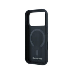 Mercedes-Benz Funda con Soporte para iPhone 17 Pro/18 Pro Compatible con MagSafe, Negro