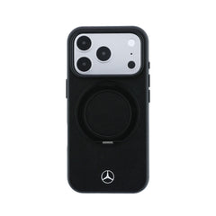 Mercedes-Benz Funda con Soporte para iPhone 17 Pro Max/18 Pro Max Compatible con MagSafe, Negro