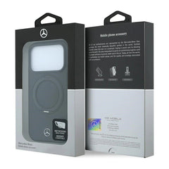 Mercedes-Benz Funda con Soporte para iPhone 17 Pro Max/18 Pro Max Compatible con MagSafe, Negro