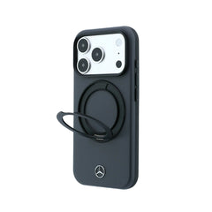 Mercedes-Benz Funda con Soporte para iPhone 17 Pro/18 Pro Compatible con MagSafe, Antracita