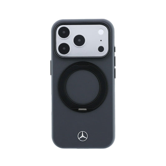 Mercedes-Benz Funda con Soporte para iPhone 17 Pro Max/18 Pro Max Compatible con MagSafe, Antracita