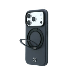 Mercedes-Benz Funda con Soporte para iPhone 17 Pro Max/18 Pro Max Compatible con MagSafe, Antracita