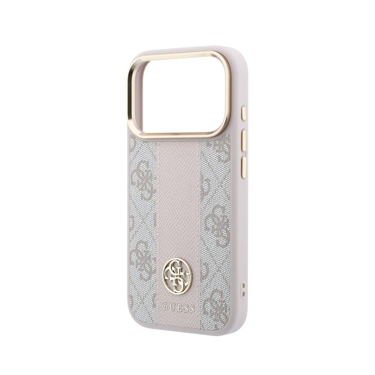 GUESS Funda Diseño 4G con Logos Clásicos para iPhone 18 Pro Compatible con MagSafe, Rosa
