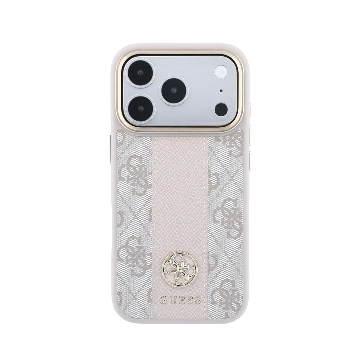 GUESS Funda Diseño 4G con Logos Clásicos para iPhone 18 Pro Max Compatible con MagSafe, Rosa