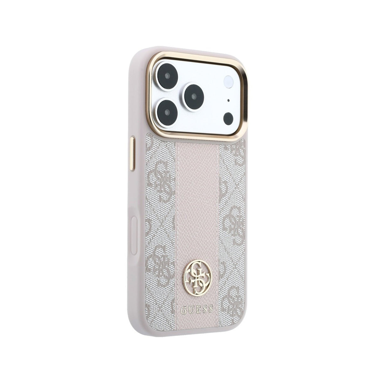 GUESS Funda Diseño 4G con Logos Clásicos para iPhone 18 Pro Max Compatible con MagSafe, Rosa