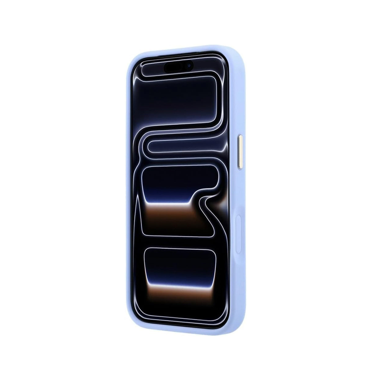 GUESS Funda Saffiano Peonía con Anillo para iPhone 18 Pro Max Compatible con MagSafe, Azul Claro