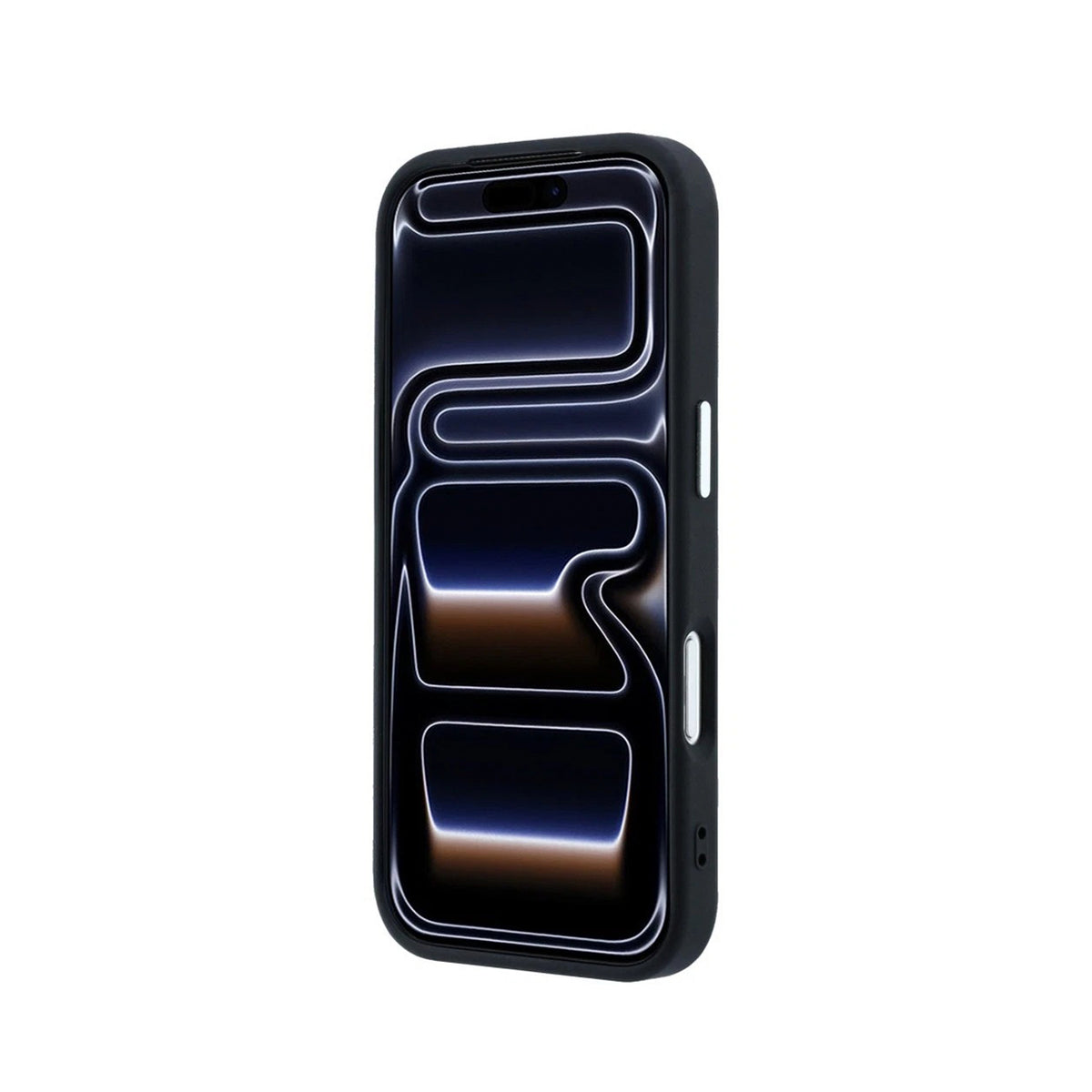 GUESS Funda Efecto Granulado para iPhone 18 Pro Max Compatible con MagSafe, Negra