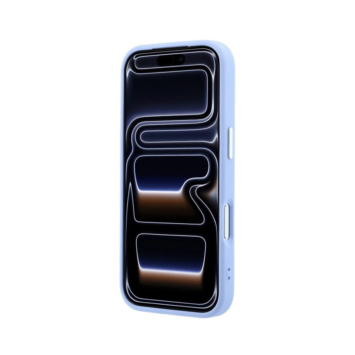 GUESS Funda Efecto Granulado para iPhone 18 Pro Max Compatible con MagSafe, Azul Claro
