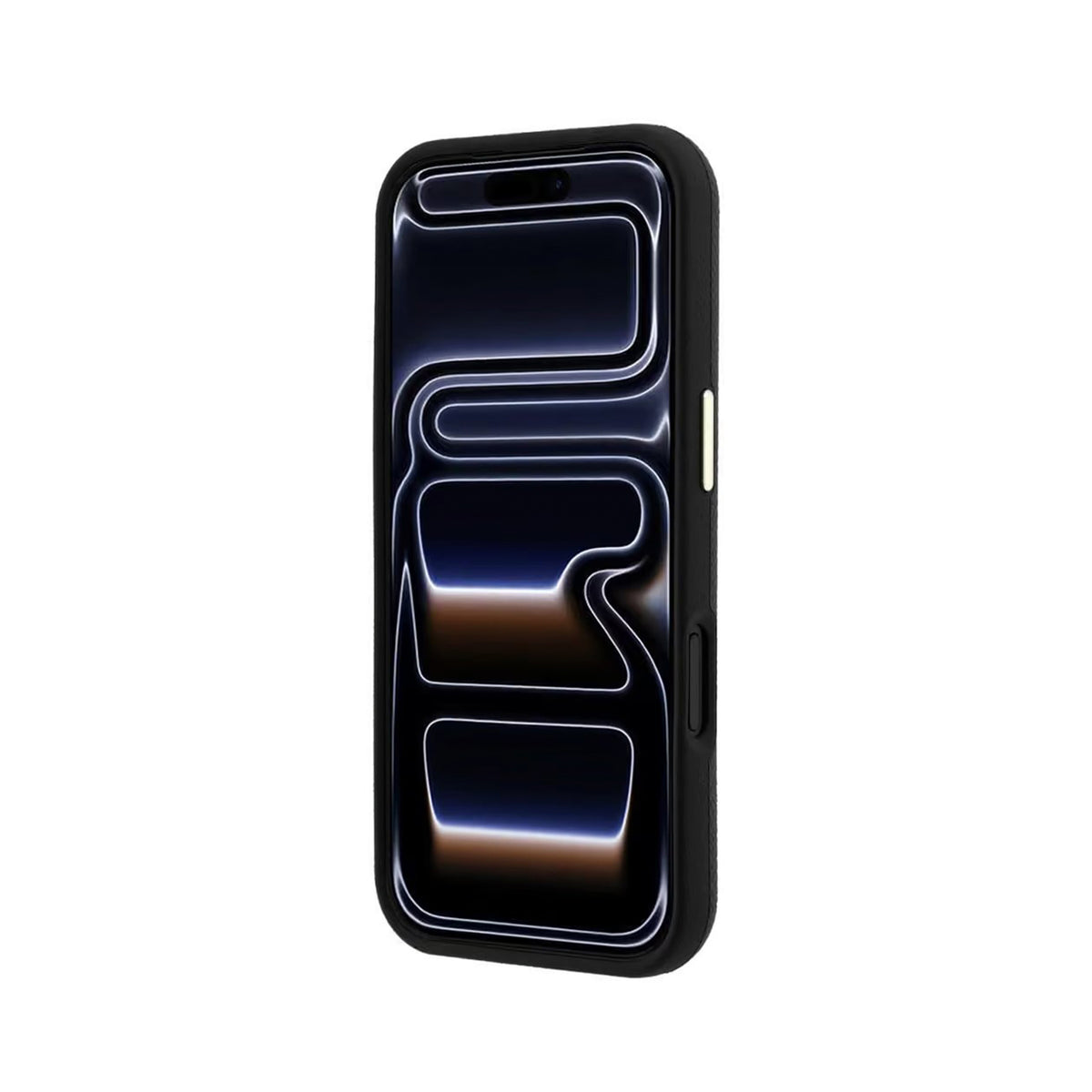 GUESS Funda Efecto Granulado con Logo de Resina para iPhone 18 Pro, Negra