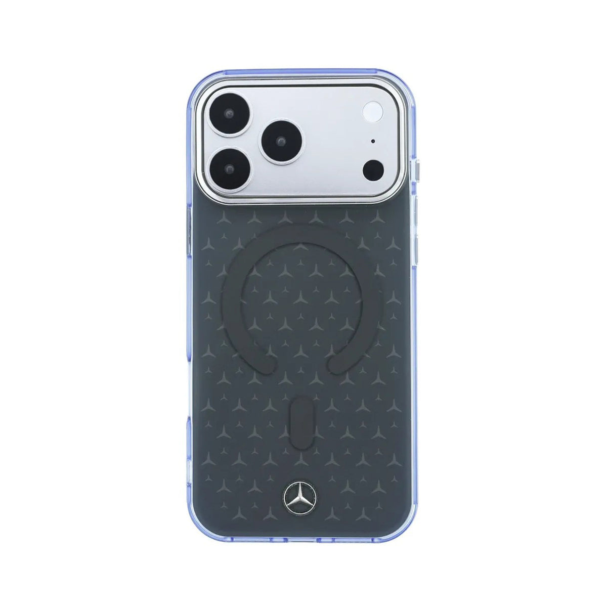 Mercedes-Benz Funda Signature para iPhone 17 Pro/18 Pro Compatible con MagSafe, Azul Marino