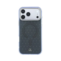 Mercedes-Benz Funda Signature para iPhone 17 Pro/18 Pro Compatible con MagSafe, Azul Marino
