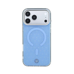 Mercedes-Benz Funda para iPhone 18 Pro Compatible con MagSafe, Azul Glacial