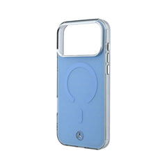 Mercedes-Benz Funda para iPhone 18 Pro Compatible con MagSafe, Azul Glacial