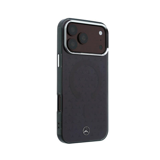 Mercedes-Benz Funda Elegance para iPhone 17 Pro Max/18 Pro Max Compatible con MagSafe, Azul Marino