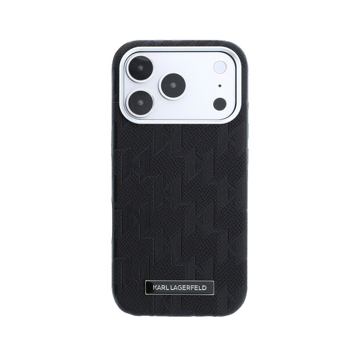 KARL LAGERFELD Funda para iPhone 17 Pro/18 Pro Compatible con MagSafe, Negro